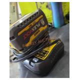 DeWalt 20v/60v flex volt 6 ah battery and charger