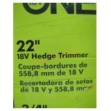 Ryobi 18v hedge trimmer