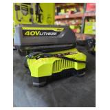 Ryobi 40v 4 ah battery and charger