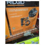 Ridgid 6 gallon air compressor and brad nailer kit