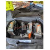 Ridgid 18v 4 ah batteries and charger