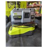 Ryobi 18v 6 ah battery and charger