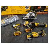 DeWalt 20v 5 Tool Combo Kit, Missing Batteries