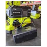 Ryobi 18v 4 ah battery and charger