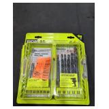 Ryobi Hex Shank Black Oxide Drill Bit Set