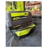 Ryobi 40v 6 ah battery and charger
