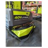 Ryobi 40v 6 ah battery and charger