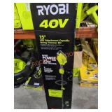 Ryobi 40V 15" Attachment Capable String Trimmer