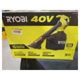 Ryobi 40v Leaf Vacuum, Tool Only