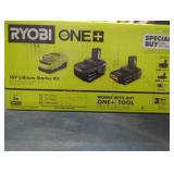 Ryobi 18v lithium starter kit