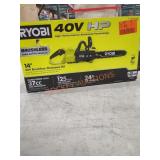 RYOBI 14" 40V Brushless Chainsaw Kit