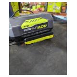 Ryobi 40v 4 ah battery and charger
