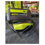 Ryobi 40v 6 ah battery and charger
