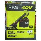 Ryobi 40v cordless leaf vacuum