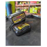 DeWalt 20v/60v flex volt 6 ah battery and charger