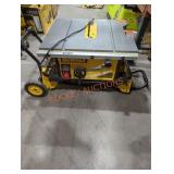 DeWalt 10" Table Saw w/ Rolling Stand