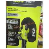 Ryobi 40v brushless jet fan blower vacuum