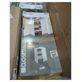 Selective closetmaid 3 shelf stackable corner