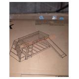 White Bunk Bed w Slide