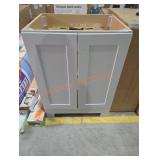 24" x 18.5" x 32" Gray Vanity w/ Top