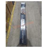 9ft Auto Tilt Scalloped Umbrella, Black/White