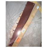 Brown 39"x 4"x 0.071" Steel Landscape Edging