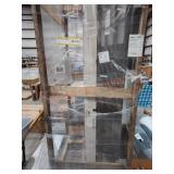 Door, 2-8 ï¿½ 6-8 regency clear glass chestnut stain