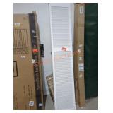 White Bi-Fold Doors 79" x 15"