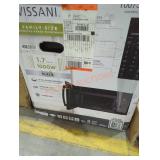 Vissani black microwave