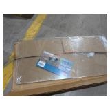 Dolle Glassline 24 x 12 x 5/16" Glass Shelf