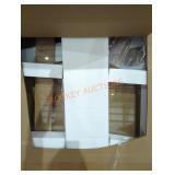 Fixed panel sliding door