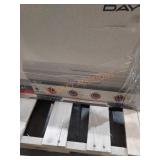 4 burner gas Griddle with stainless steel lid