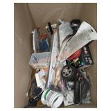 Box Lot Assorted Home Improvement Items