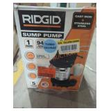 Ridgid Sump Pump