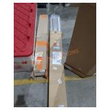 Gray Darkening Faux Wood Blinds 36" x 72"