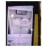 24 in. Ceramic Single Faucet Hole Vanity Top in