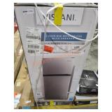 Vissani 2 Door Mini Refrigerator with Freezer