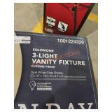 3-Light Vanity Fixture 22" x 7.8" x 6.7"