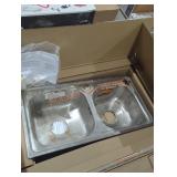 Stainless Steel Sink (Has Lots of Ware)