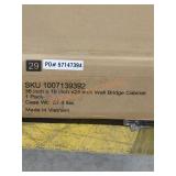 36" x 18" x 24" Wall Bridge Cabinet