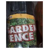 Black Garden fence, 72" ï¿½ 50