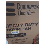 Commercial electric 24" heavy Duty drum fan