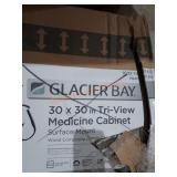 Glacier Bay 30 ï¿½ 30in. Tri-view Medicine cabinet