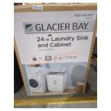 24" Laundry Sink And Cabinet