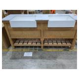 Ari Kitchen & Bath Marina 72" Double Bath Vanity