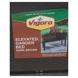 Elevated Garden Bed dark brown