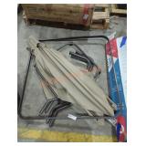 Brown outdoor umbrella