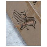 Adirondack Chair w/ Retractable Ottoman