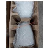 Hampton bay 3-light fixture, opal white glass