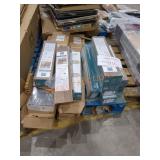 Skid Assorted Plank Flooring, Various Color